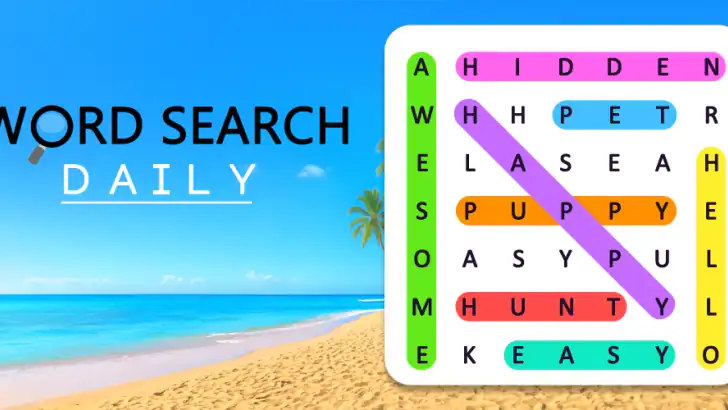 Word Search Daily - Watch Game feature graphic