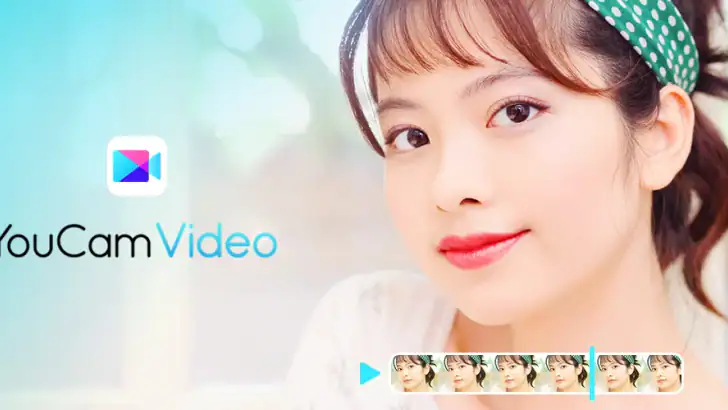 YouCam Video: 동영상 편집, 메이크업, 보정 feature graphic