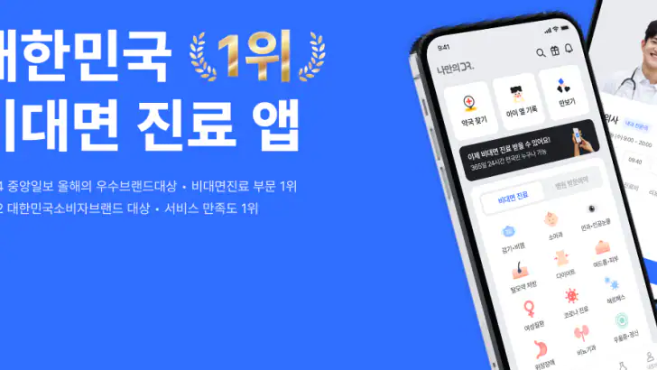 나만의닥터 - 대표 비대면진료, 최저가 병원 찾기 앱 feature graphic