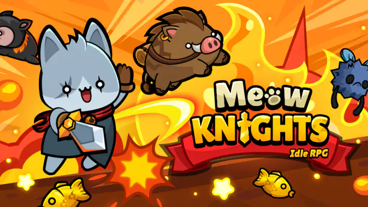냥이 기사단 키우기: 방치형 RPG feature graphic