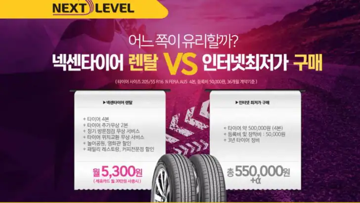 넥센타이어렌탈 feature graphic