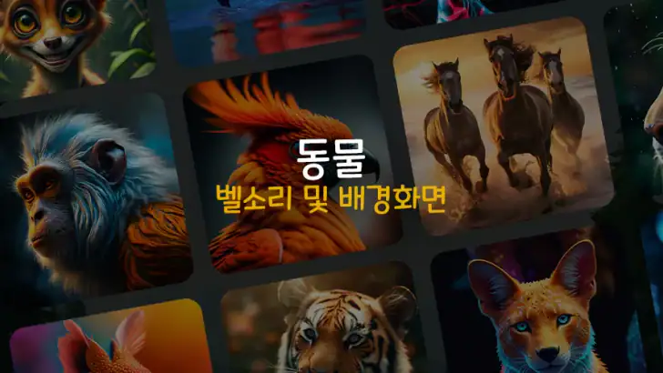 동물 및 조류 벨소리 feature graphic