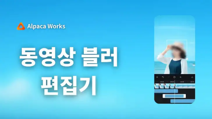 동영상 블러 - 모자이크 feature graphic