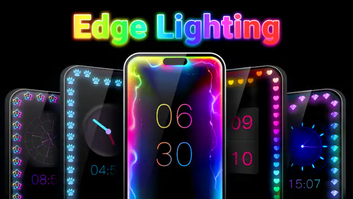 라이브배경 화면테두리 - edge lighting feature graphic