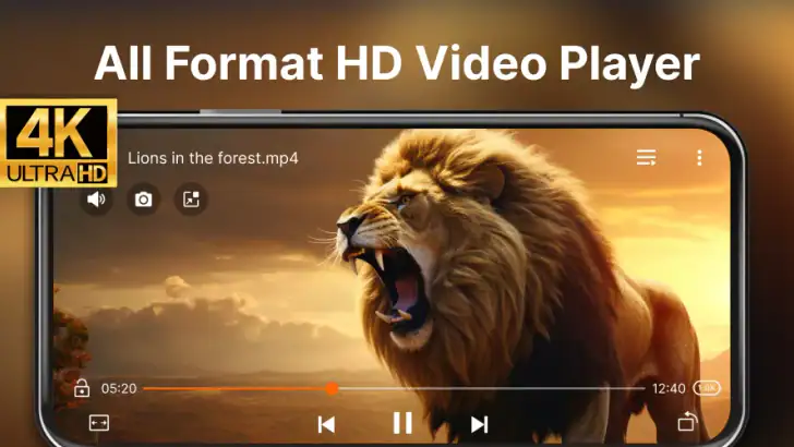 모든 형식의 비디오 플레이어, HD 플레이어 feature graphic