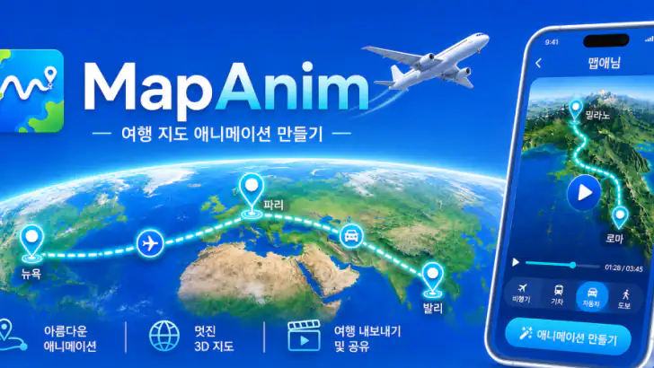 애니메이션 지도 - MapAnim feature graphic