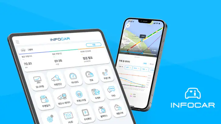 인포카 - 차량진단 OBD2 스캐너 feature graphic