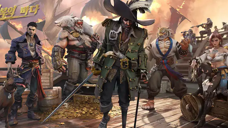 정복의 바다: 생존 서바이벌 해적 RPG feature graphic