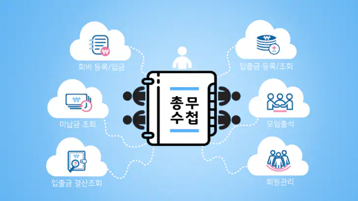 총무수첩[일반모임/골프모임] 미납회비, 결산 등 feature graphic
