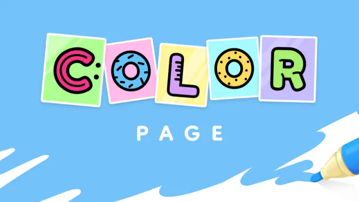컬러 페이지 ASMR (Color Page ASMR) feature graphic