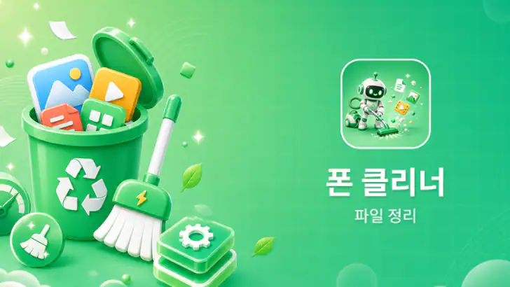 폰 클리너·파일 정리 feature graphic