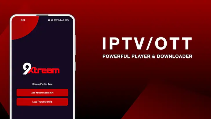 9Xtream - Download & Play iPTV feature graphic