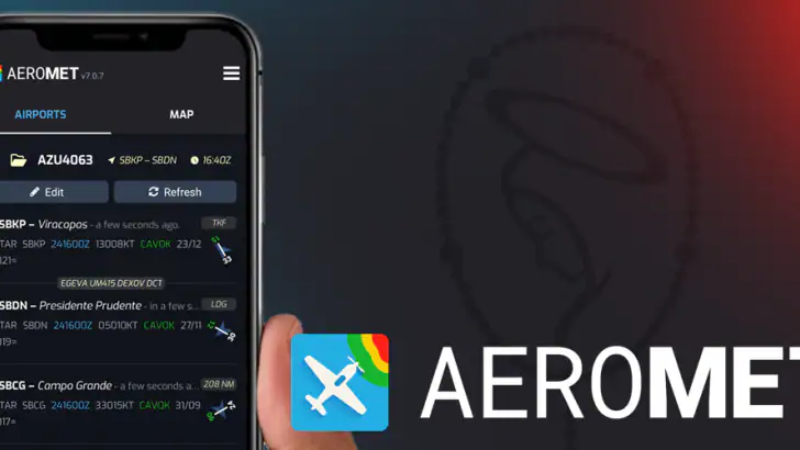 Aeromet - METAR & TAF feature graphic