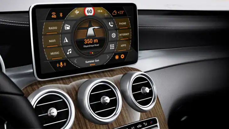 AGAMA Car Launcher feature graphic