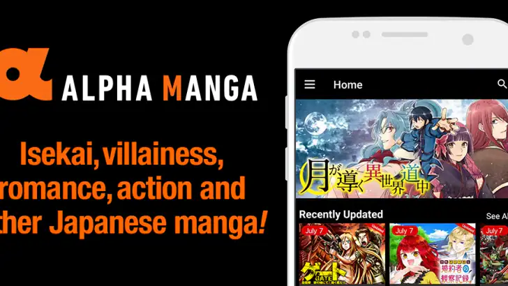 Alpha Manga: Read Isekai Manga feature graphic