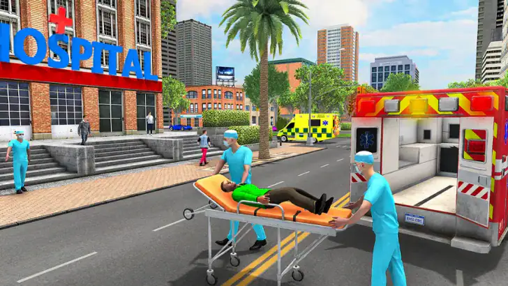 Ambulance Game- Doctor Games feature graphic
