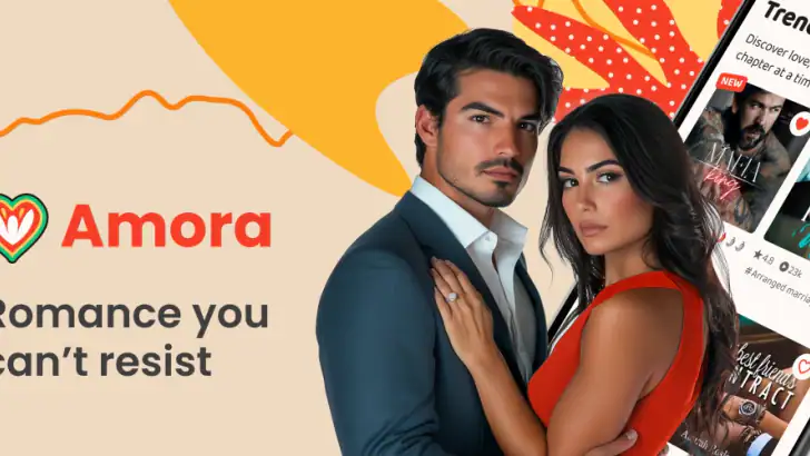 Amora: Romance Novels & Books feature graphic