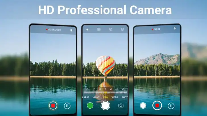 Android HD-kamera: 4K-kamera feature graphic