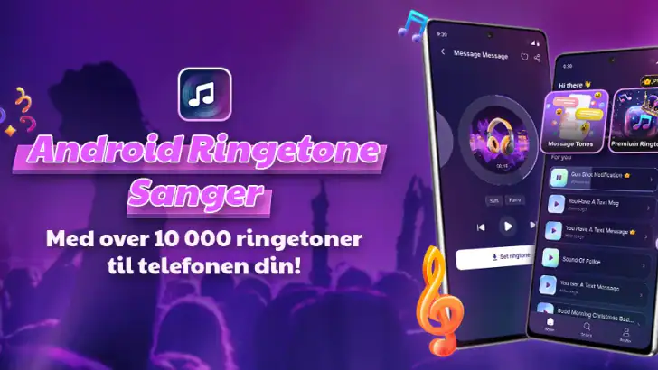 Android Ringetone Sanger feature graphic