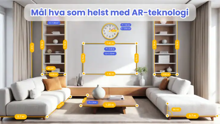 AR Ruler: Målebånd Tools feature graphic