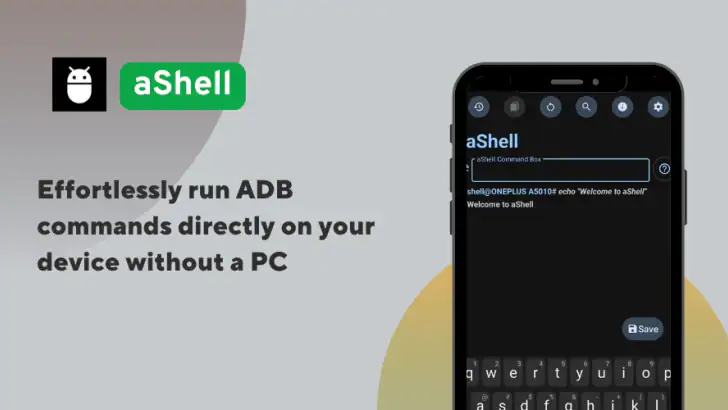 aShell - Your Local ADB Shell feature graphic