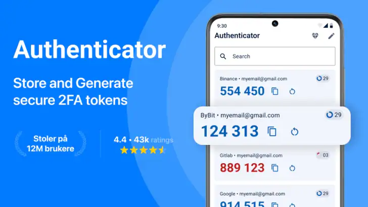 Authenticator App feature graphic