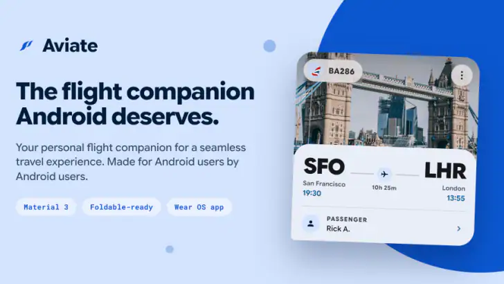 Aviate: Flight Companion feature graphic