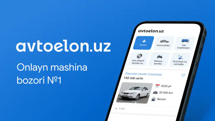 Avtoelon.uz - авто объявления feature graphic