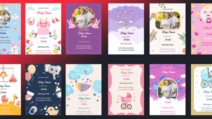 Baby Shower Invitasjonskort feature graphic