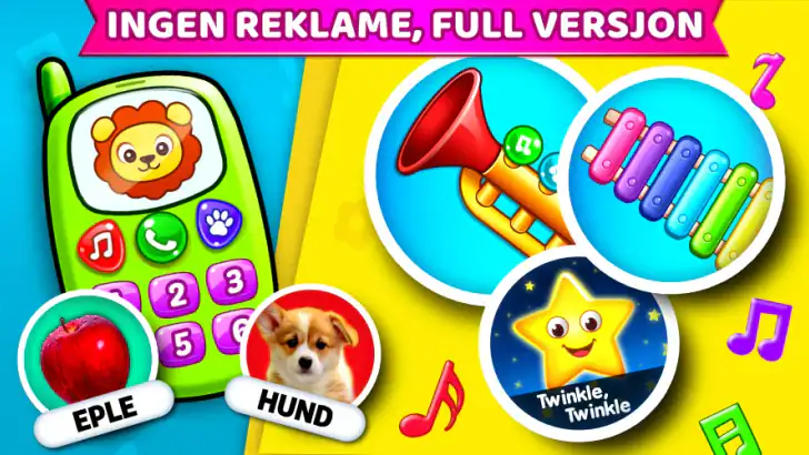 Baby spill: Piano, Babytelefon feature graphic