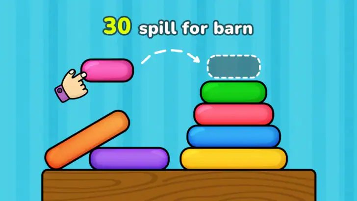 Babyspill for førskole 2-5 år feature graphic