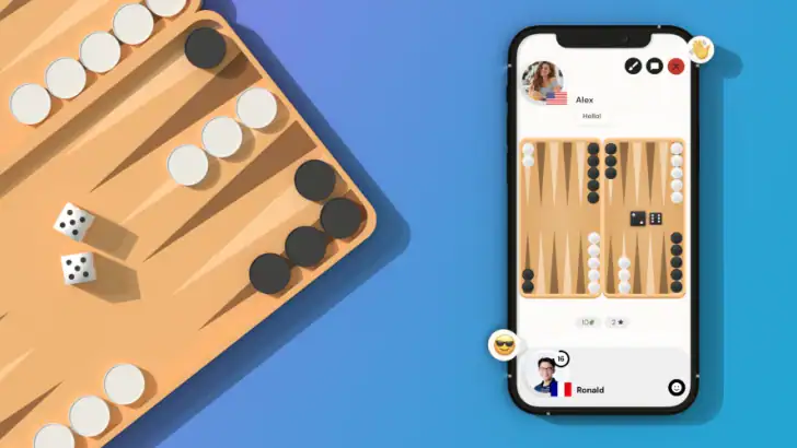 Backgammon Online feature graphic
