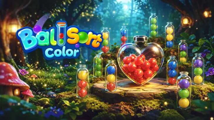 Ball Sort Puzzle: Fargematch feature graphic