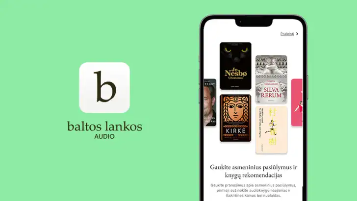 Baltos lankos Audio feature graphic