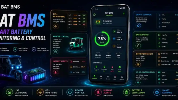 BAT BMS APP feature graphic