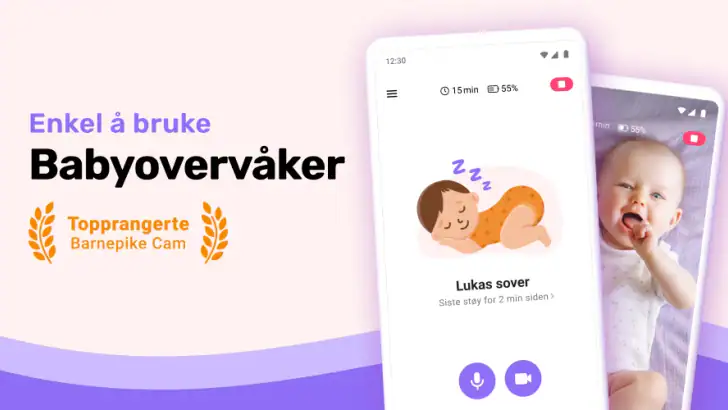Bibino: Babycall barnevakt feature graphic