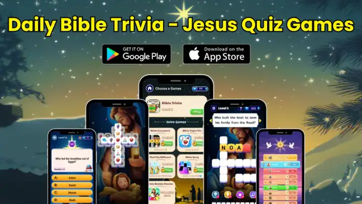 Bible Trivia: Quiz & Crossword feature graphic