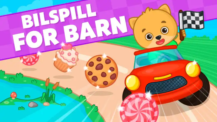 Bilspill for barn og små barn feature graphic