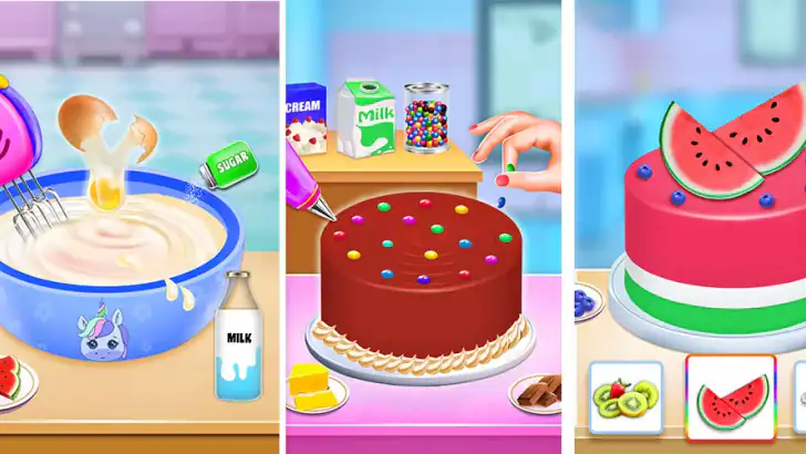 Birthday Cake Maker: Cake Game feature graphic