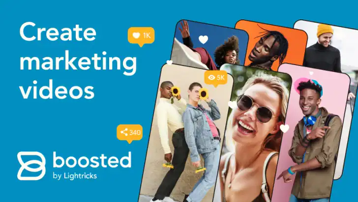 Boosted Ad Maker by Lightricks feature graphic