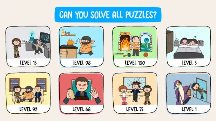 Brain Test 3: Tricky Quests feature graphic