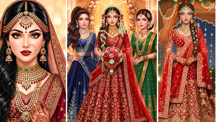 Bridal Dress up Wedding Makeup feature graphic