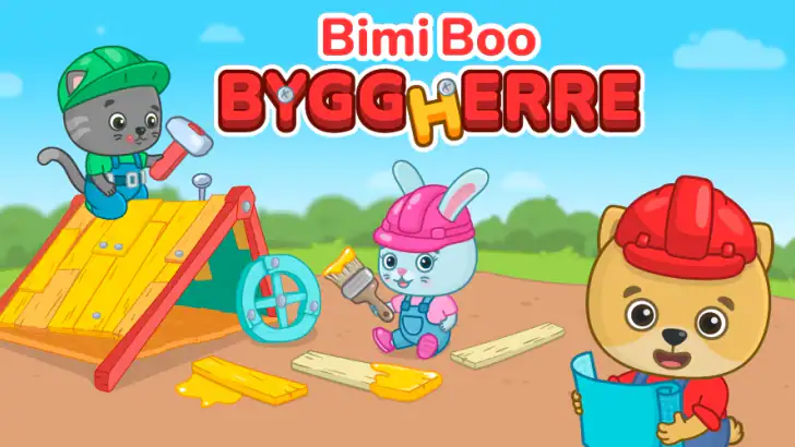 Byggespill for barn 2+ feature graphic