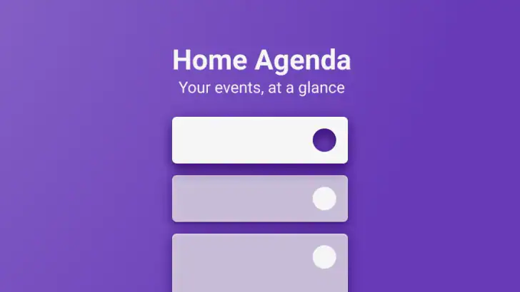 Calendar Widget Agenda Planner feature graphic