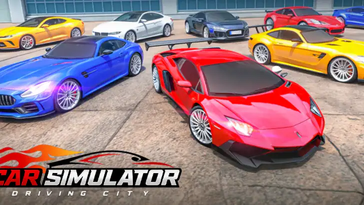 Car Simulator Driving City feature graphic