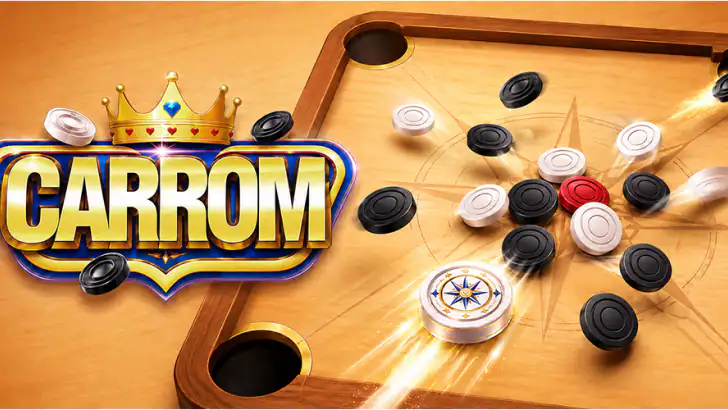 Carrom - A Disc Board Game feature graphic