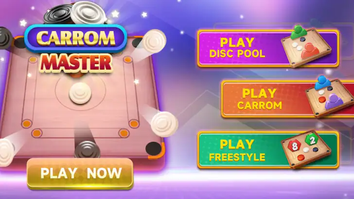 Carrom Master:Board Game feature graphic