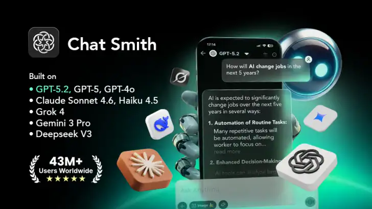 Chat Smith: KI Chatbot & Agent feature graphic