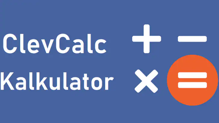 ClevCalc - Kalkulator feature graphic