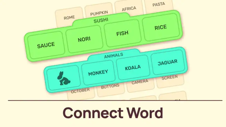 Connect Word: Association Game feature graphic